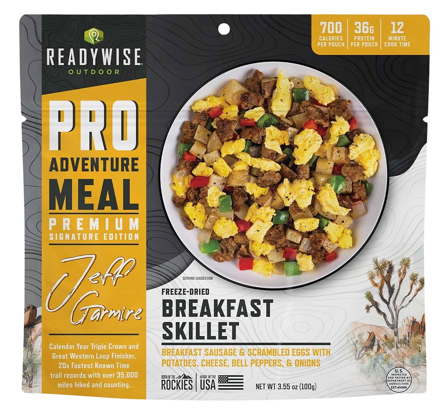 Wise Foods Readywise Pro Meal Breakfast Skillet Single Pack 2-Serving - Wise Foods, Inc.
