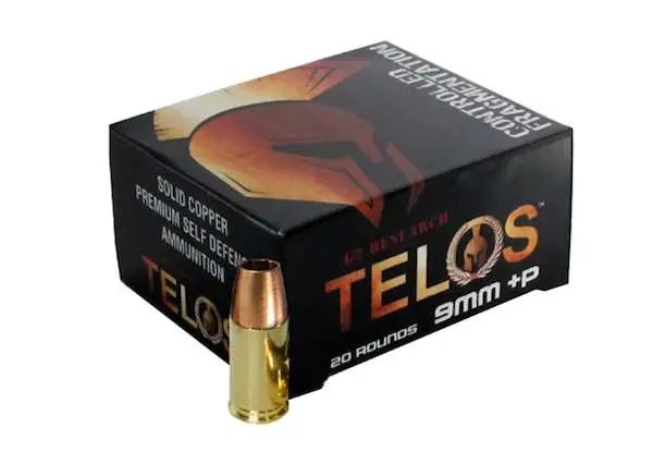 G2 Research G00619 Telos 9mm Luger+P 92gr Copper Hollow Point Ammo 20rd - G2 Research - 9 mm Luger +P