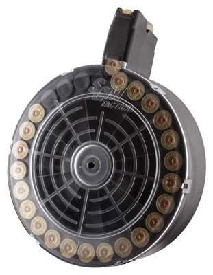 SGM Tactical VEPR 12 Gauge 25-Round Drum Magazine SGMTV1225D - SGM Tactical