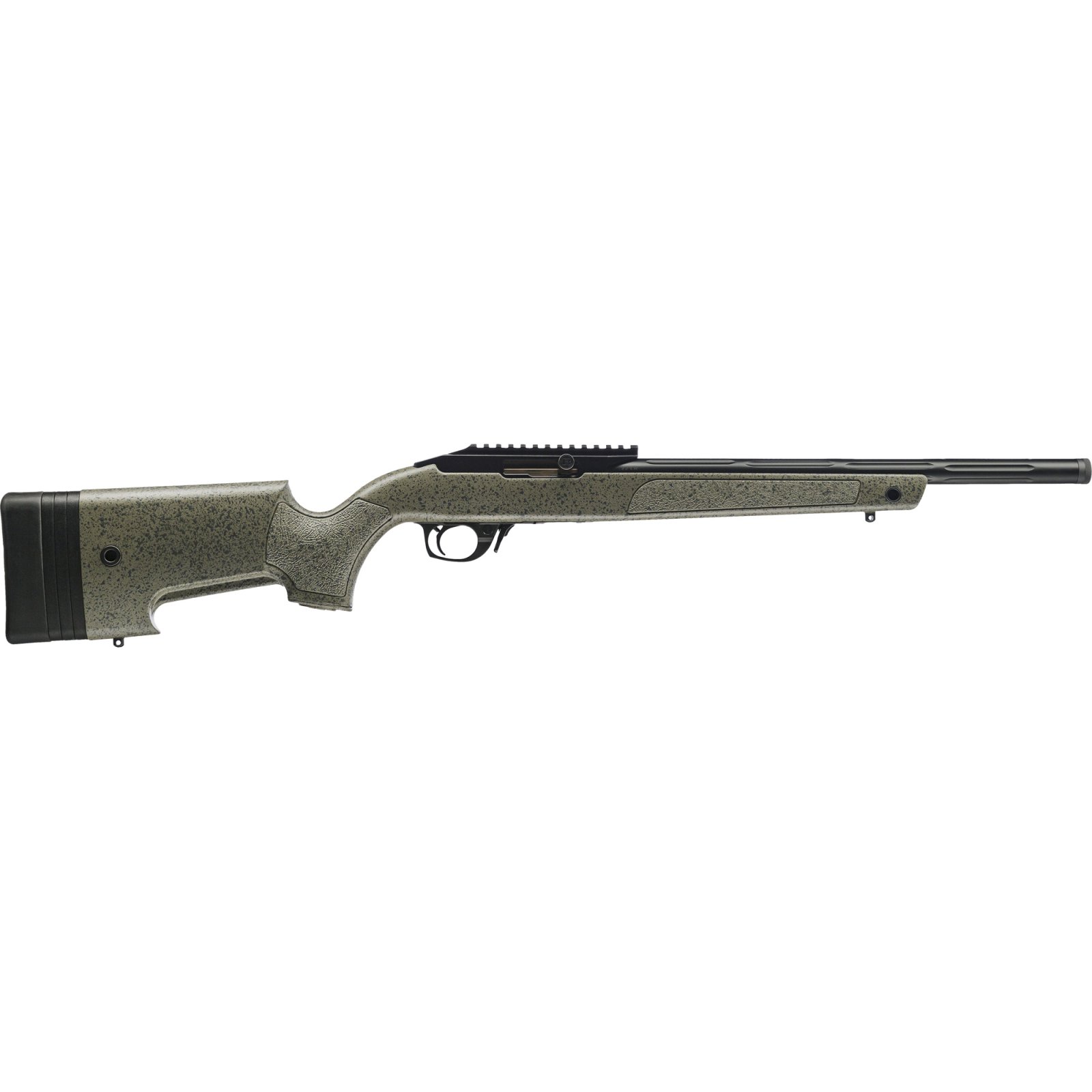 Bergara Rifles BXR001 BXR Semi-Auto 22 LR 10+1 16.50" Threaded Barrel, Matte Blued, Black Speckled Green Stock - Bergara - 22 LR