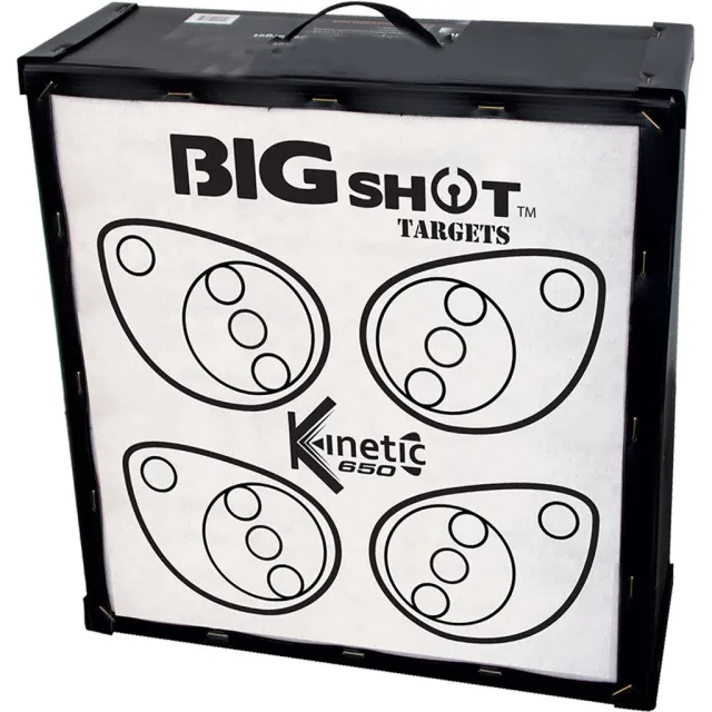 Big Shot Kinetic 650, IM 20K Model, White, High-Speed Crossbow Target, High Compression, Easy Pulling - BIGshot