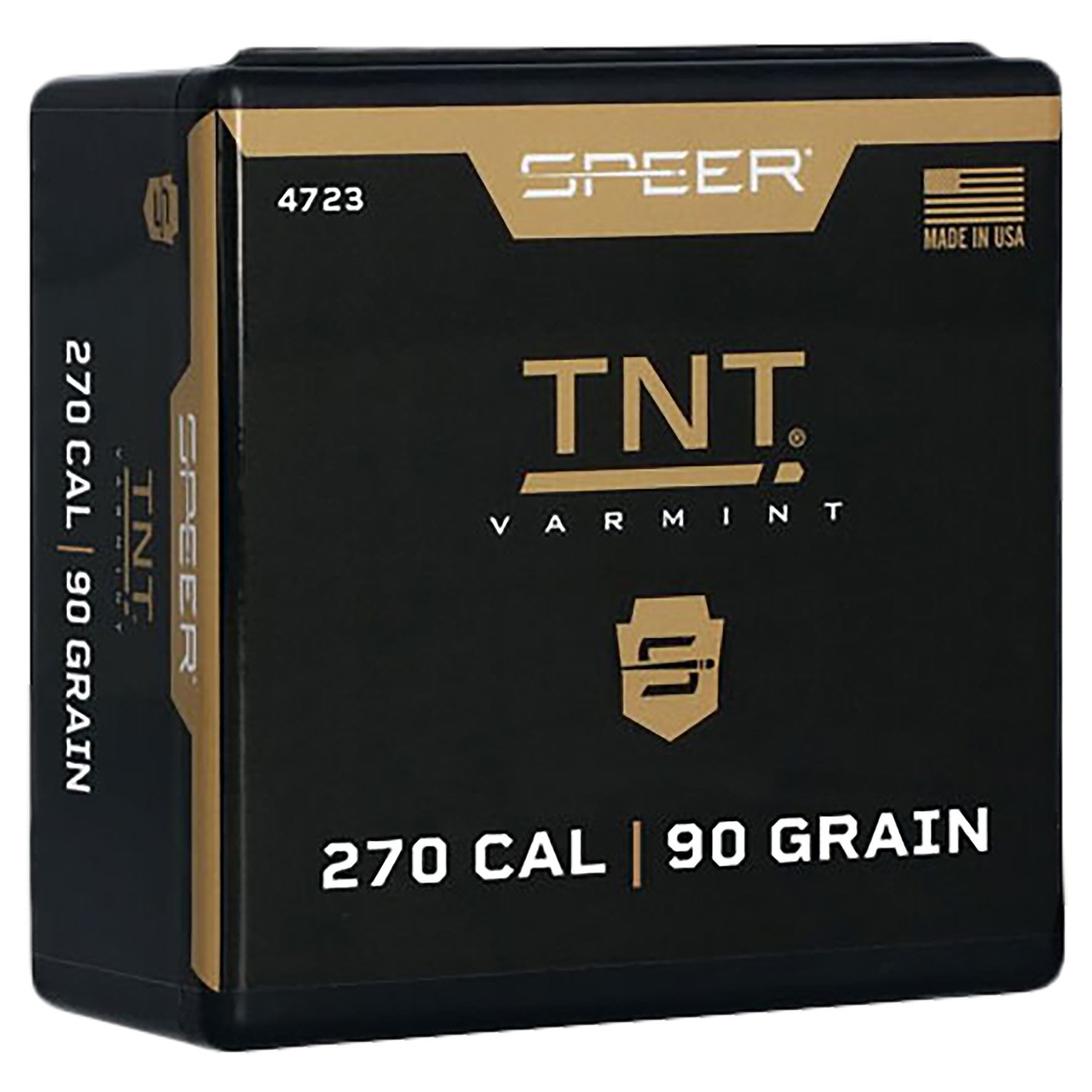 Speer 4723 TNT 270Win 90gr Jacketed Hollow Point 650ct Box - Speer - 270 Win