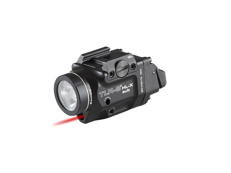 Streamlight 69469 TLR-8 Black Aluminum 1,000 Lumens Red Laser