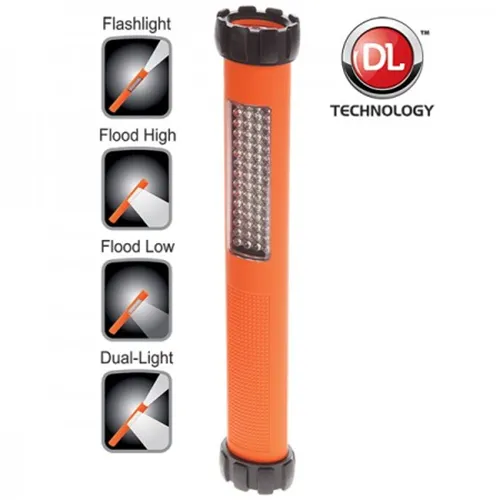 Nightstick Multi LED Dual Light Flashlight 60 LED Floodlight Case of 2