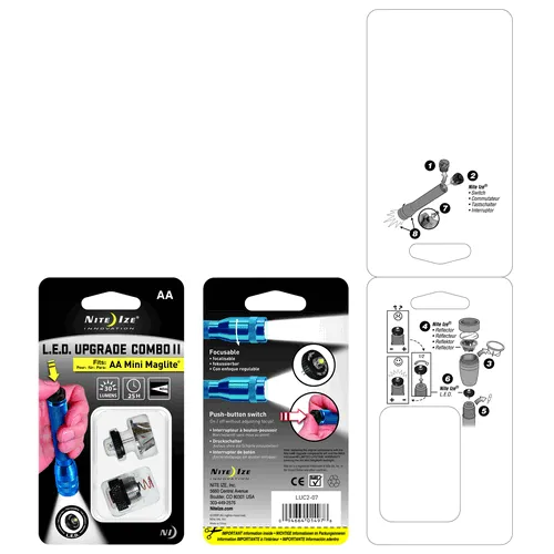 Nite-Ize LED Combo Upgrade Kit Rechargeable Magnetic Mount