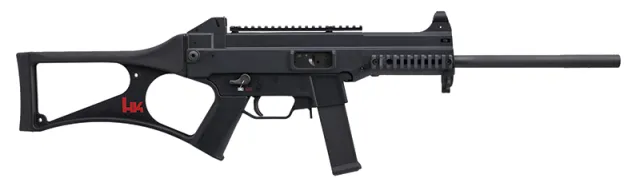HECKLER & KOCH USC Carbine, 45 ACP, 16" Forged Steel Barrel, Blowback System, 10-Round, Black Polymer, Adjustable Sight - Heckler & Koch - 45 AUTO for sale at Bang-Bang Tactical