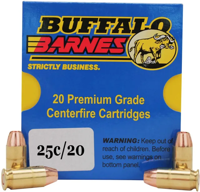 Buffalo Bore 25C20 357 Sig 125gr Barnes TAC-XP Lead-Free Ammo 20 Rounds