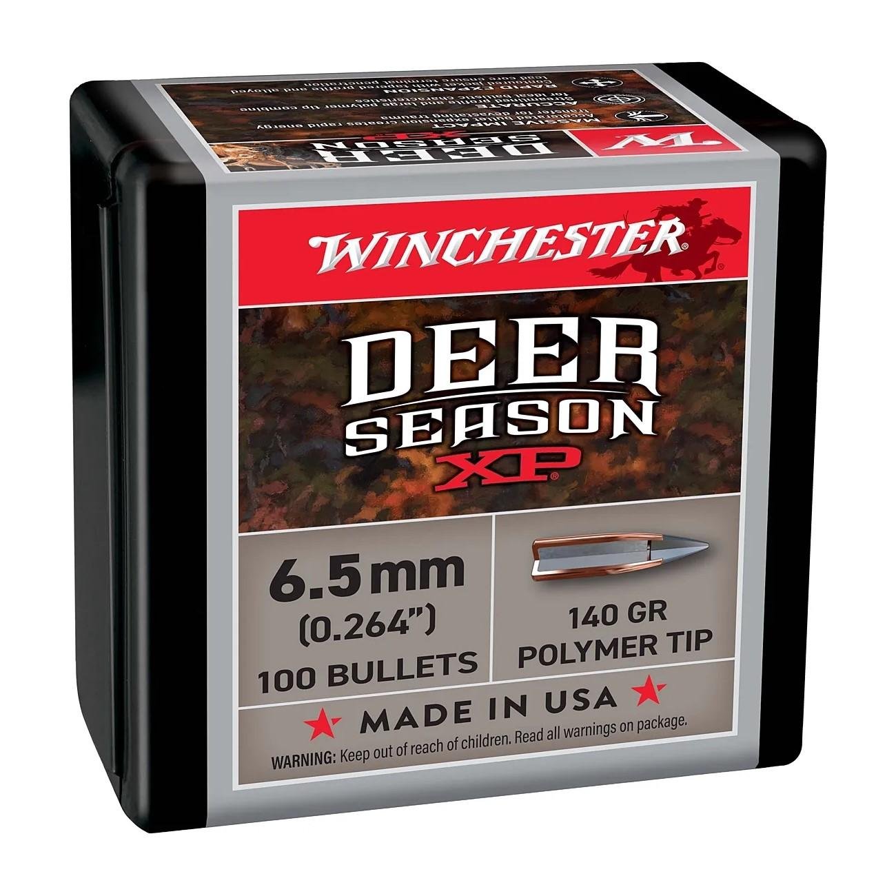 Winchester Deer Season XP Rifle Bullets 6.5mm 125 gr 100/ct - Winchester - 6.5mm