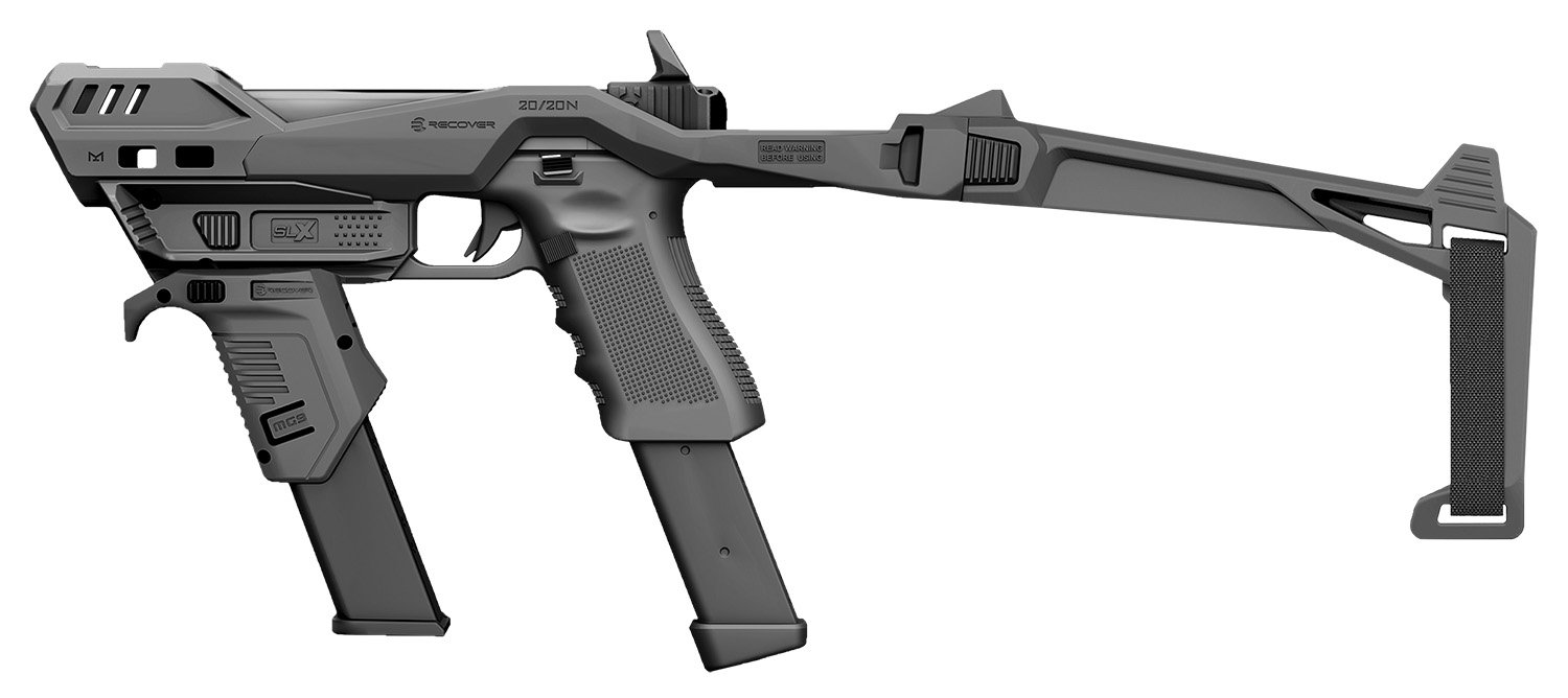 Recover Tactical 2020NSLX01 Black Brace Tactical MG9 - Recover Tactical