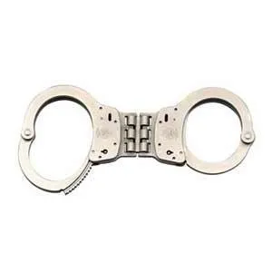 Buy Smith & Wesson 350096 300 Hinged Nickel Steel Handcuffs online