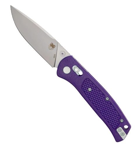 Buy CobraTec Knives EDC Scout Bar Lock 3.12 In Purple Stainless CTSCTGRVPURBAR online