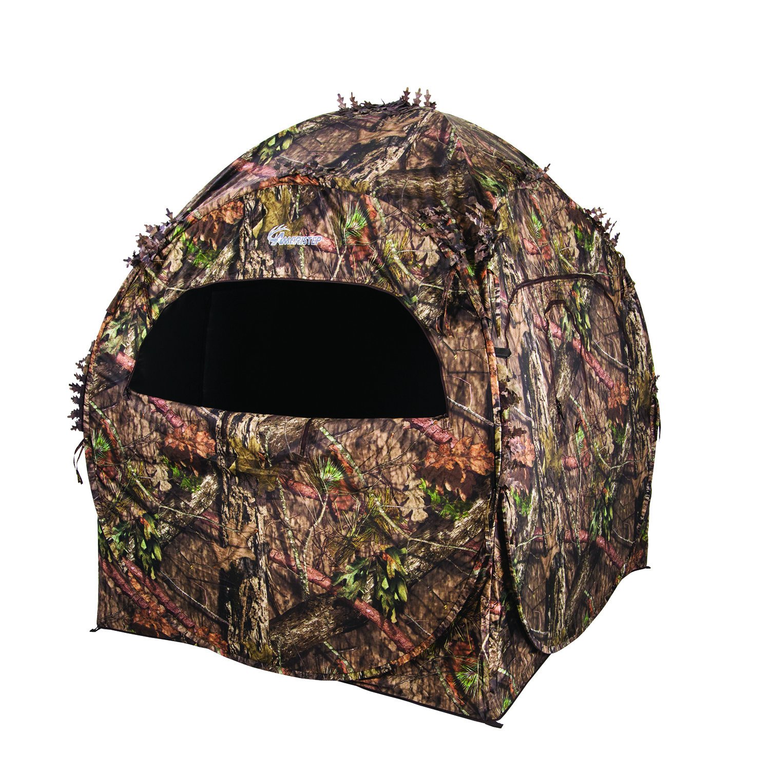 Ameristep AMSAMEBL1005 Doghouse Ground Blind Mossy Oak 60"x66" 12 lbs - GSM Outdoors