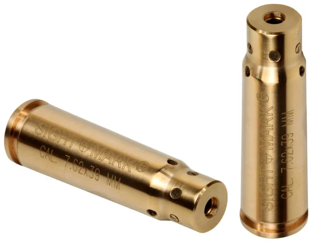 Sightmark SM39002 Red Laser Boresight 7.62x39mm Brass with Case & Battery