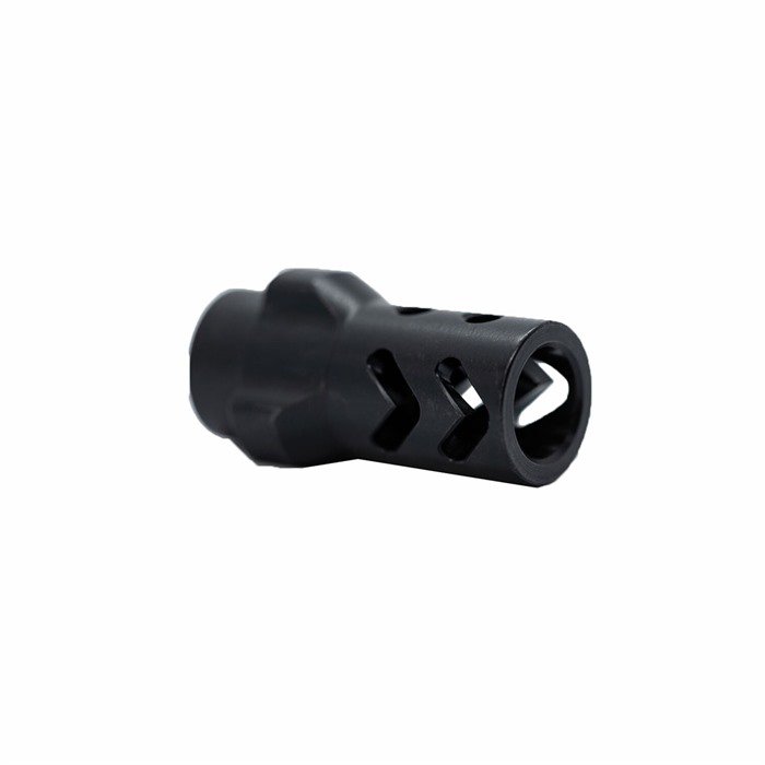 ANGSTADT ARMS AA093LDC36 9mm 3-Lug Adapter Dual Chevron Muzzle Brake - ANGSTADT ARMS - 9 MM