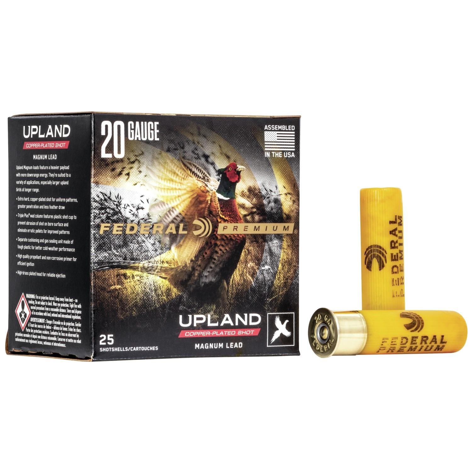Federal P2586 Premium Wing-Shok Magnum 20Gauge 3" 1 1/4oz 6Shot 25 Per - Federal Premium Ammunition - 20 Gauge