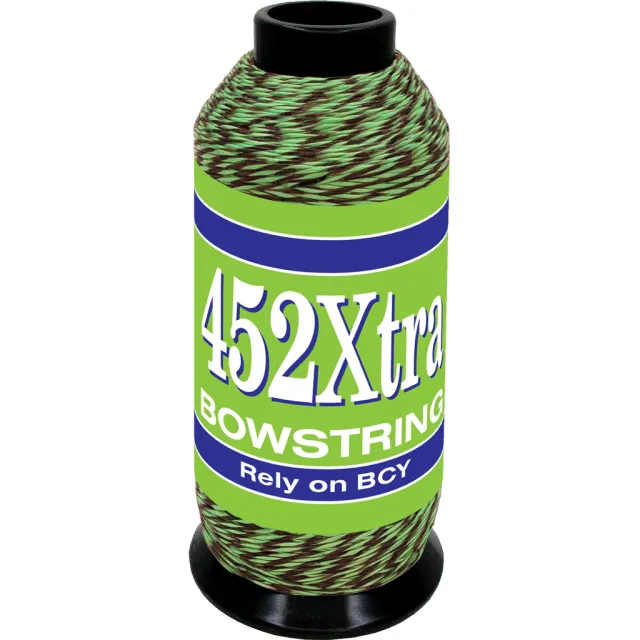 Buy BCY 452Xtra Bowstring Material Green/Black 1/8 lb 67% Dyneema 33% Vectran online