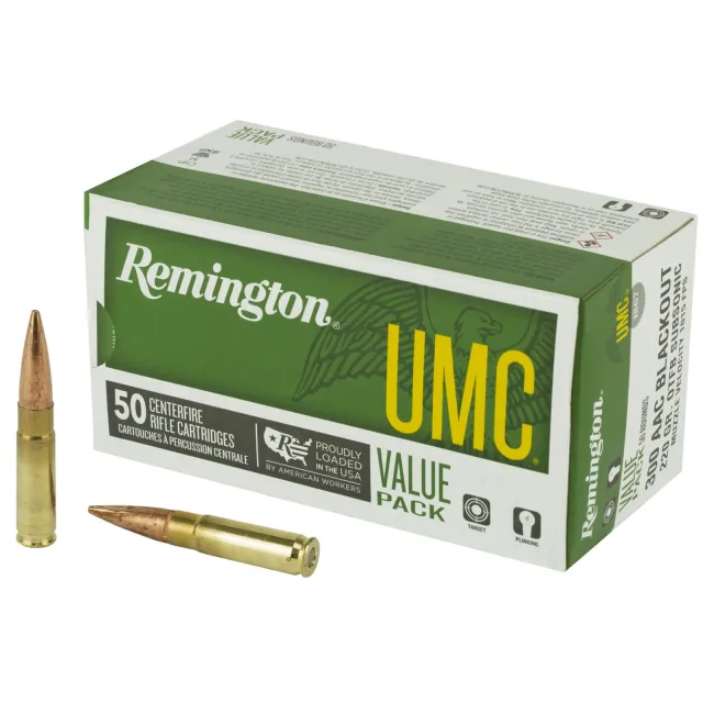 Buy Remington UMC Value Pack 300 Blackout 220 gr OTFB 50 Rounds 24026 online