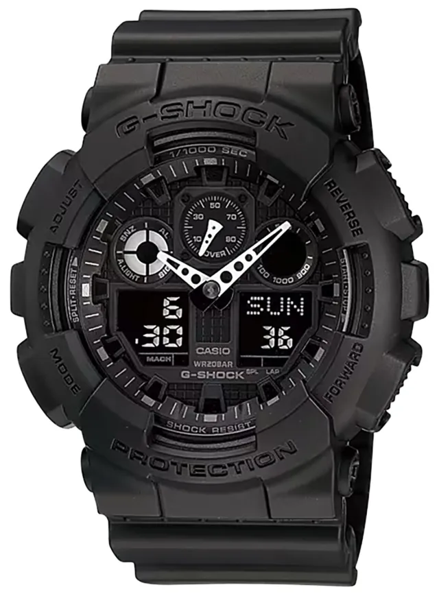 G-Shock GA1001A1 Tactical XL 52mm Black Stopwatch Speedometer Watch - GSHOCK