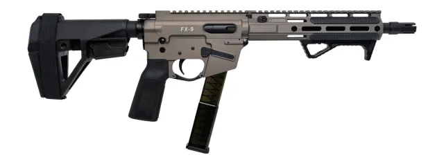 Freedom FX9P10E FDE 9mm 10in SBA5 Brace Tactical - FREEDOM - 9mm for sale at Smoke Wagon Firearms