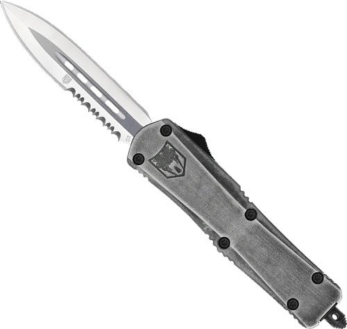 CobraTec Knives FS3 OTF Stone Wash 3 In D2 Dagger MSWFS3DAG1SS - CobraTec Knives