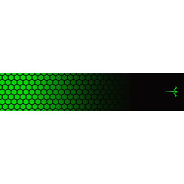 White Water Archery Honeycomb Fade Arrow Wraps Fade Lime Green 5 in. x 1.125 in. 15 pk. - White Water Archery