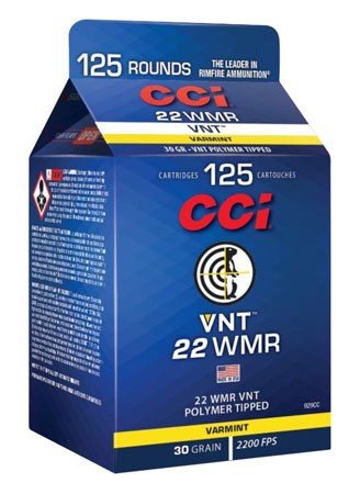 Buy CCI 929CC VNT 22 WMR 30 Grain Polymer Tip 125 Rounds Ammo online