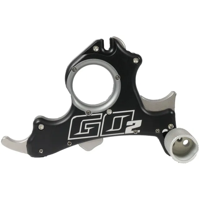 Tru Ball TGO2-BK GO2 Release Index/Pinky Trigger, Aluminum Handle, 3 Rings - TRU Ball