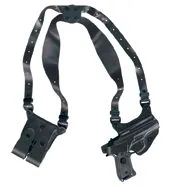 Gould & Goodrich Shoulder Holster Adjustable Black Leather - Gould & Goodrich
