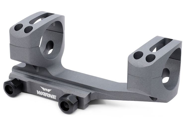 Warne XSKEL30TG 30mm Ultra High 0 MOA Mount Tactical Gray - Warne