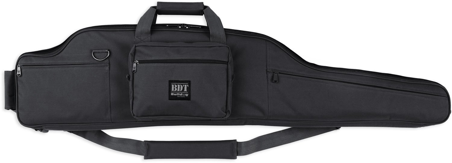 Bulldog BDT80-54B Long Range Rifle Case 54" Black Endura Soft Case - Bulldog