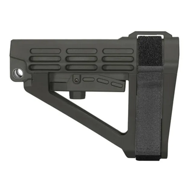 SB Tactical SBA4 Adjustable Brace Stealth Gray 5-Position AR Platform