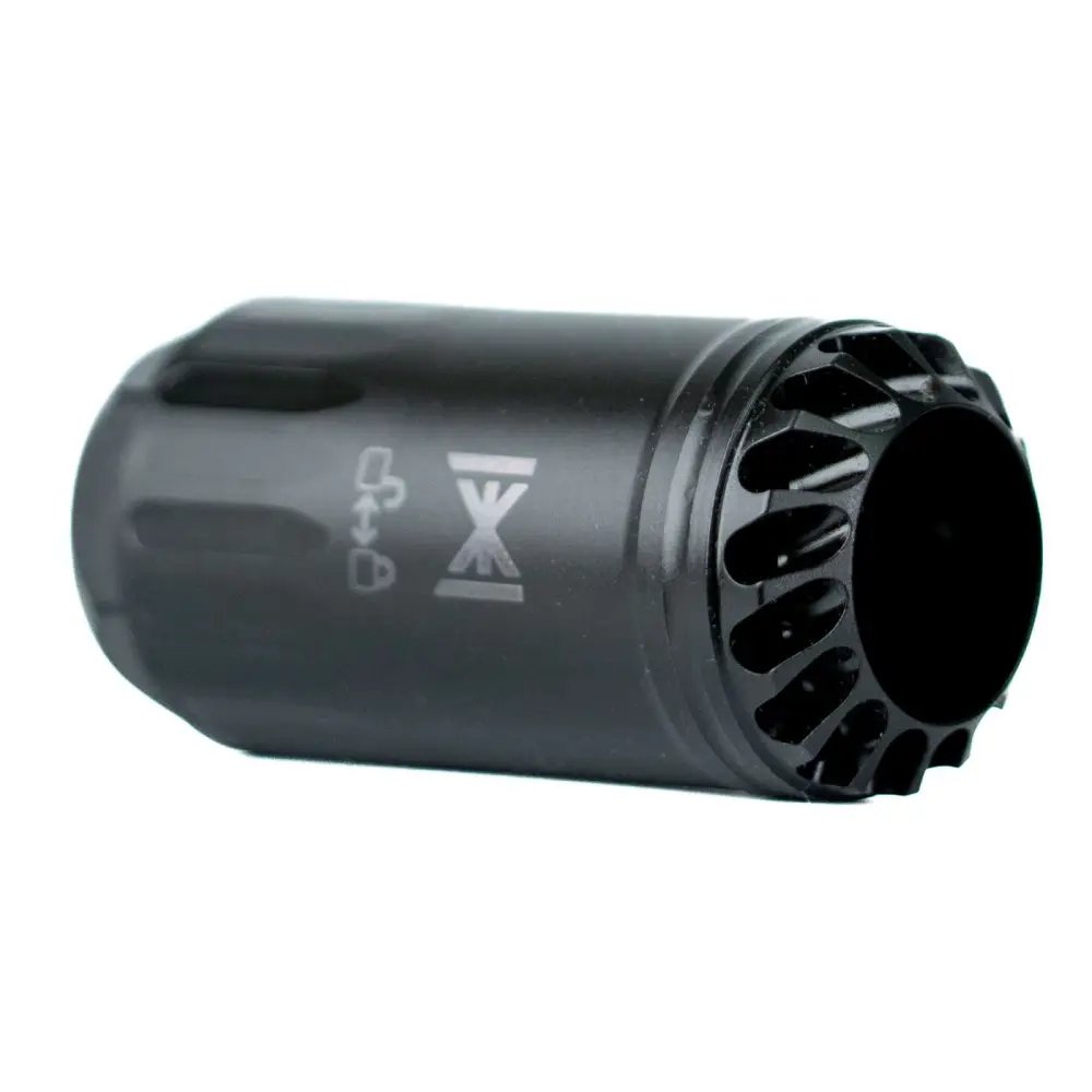 Huxwrx 2291 Blastphemy Blast Deflector, Black 17-4 Stainless Steel, QPQ Nitride Coated, Diverts Blast Forward - HUXWRX
