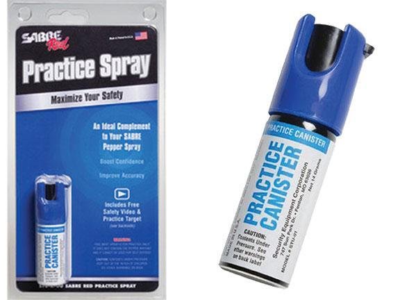 Security Equipment .54oz Sabre Red Practice Spray - Case of 72 - Security Equipment Corporation