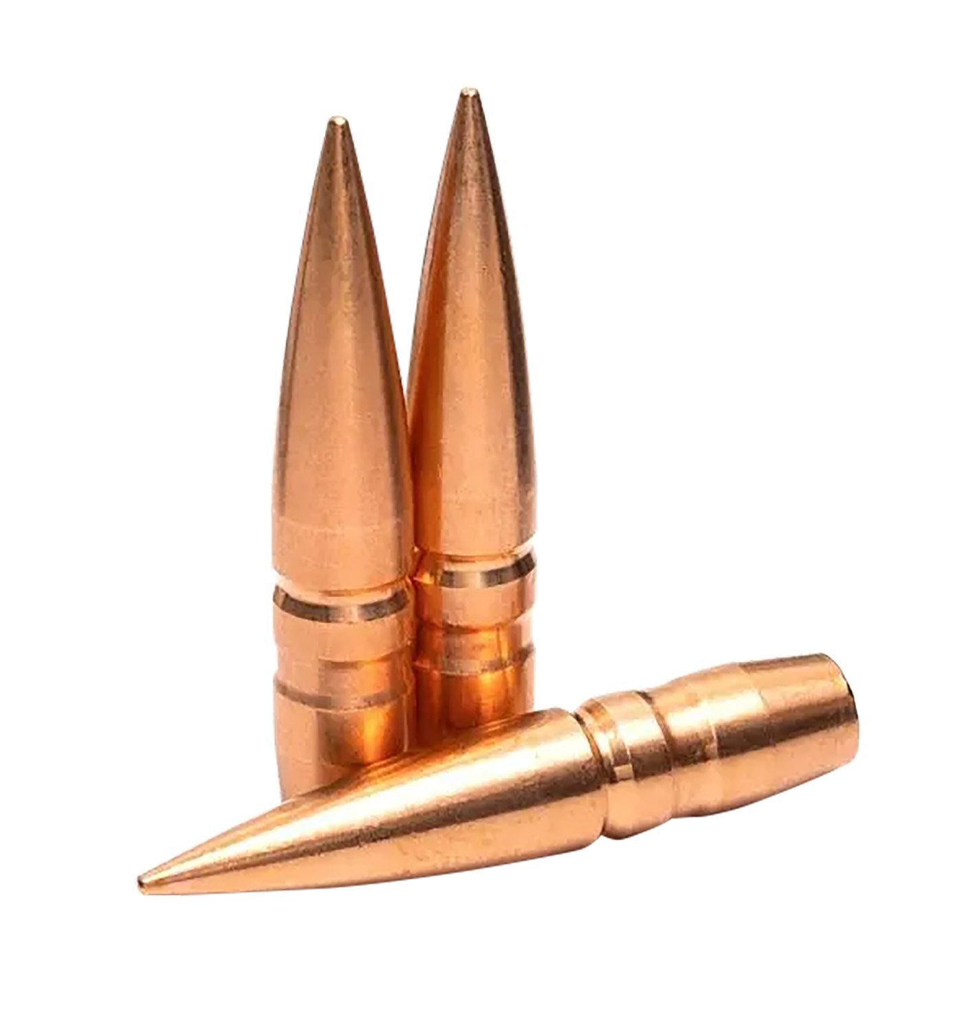 Lehigh Defense 04264121SP 6.5mm 121gr Copper Match Solid Bullets 50/Box - Lehigh Defense - .264