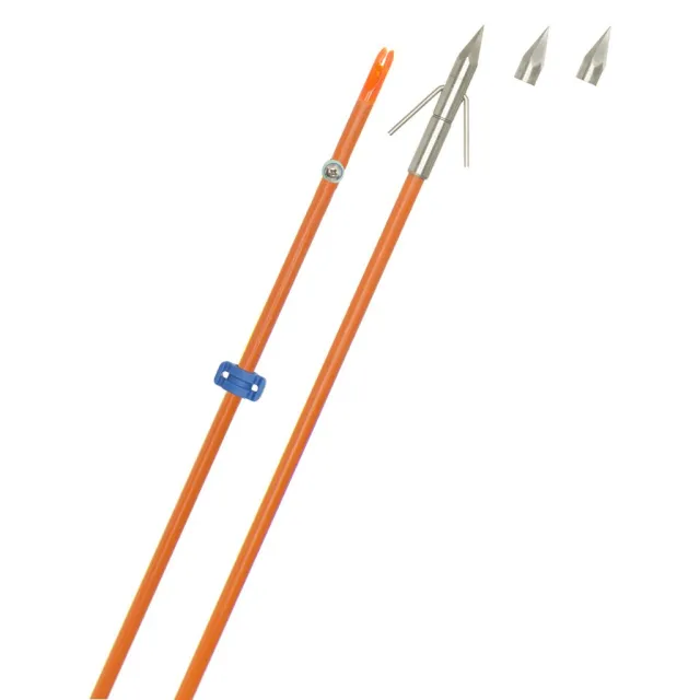 Fin-Finder Raider Pro Bowfishing Arrow Orange Big Head Pro Point - Fin-Finder