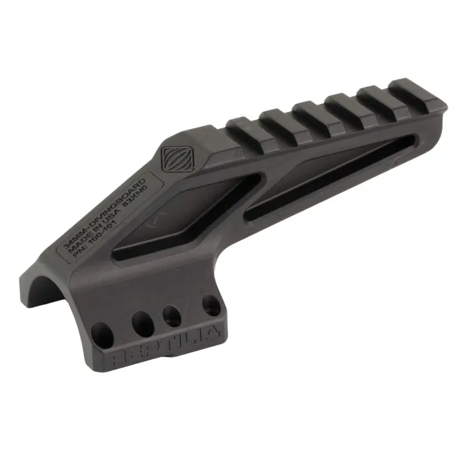 Reptilia 100-102 ROF-Diving Board Mount, 34mm Anodized Black Finish - Reptilia