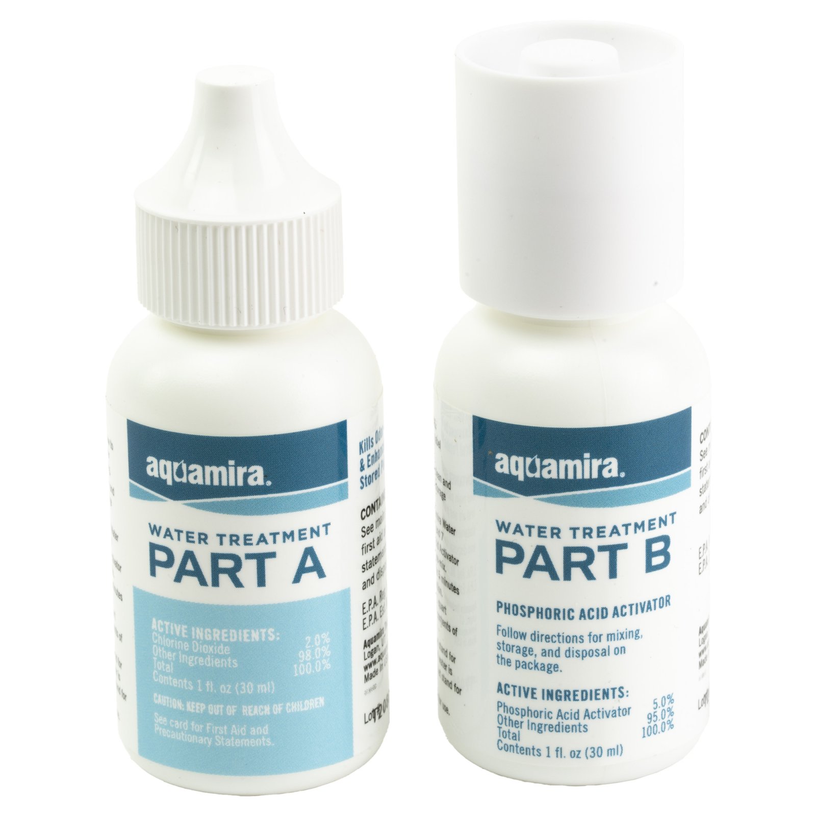 Aquamira Water Treatment Drops 1 oz Treats Up to 30 Gallons - Aquamira