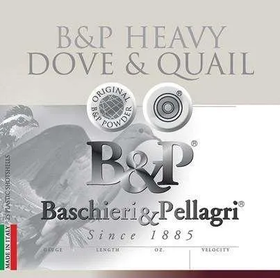 28 Ga Lead-7.5 15/16 oz 2-3/4" 25 Rds Baschieri & Pellagri Shotgun Ammo - Baschieri & Pellagri - 28 Gauge