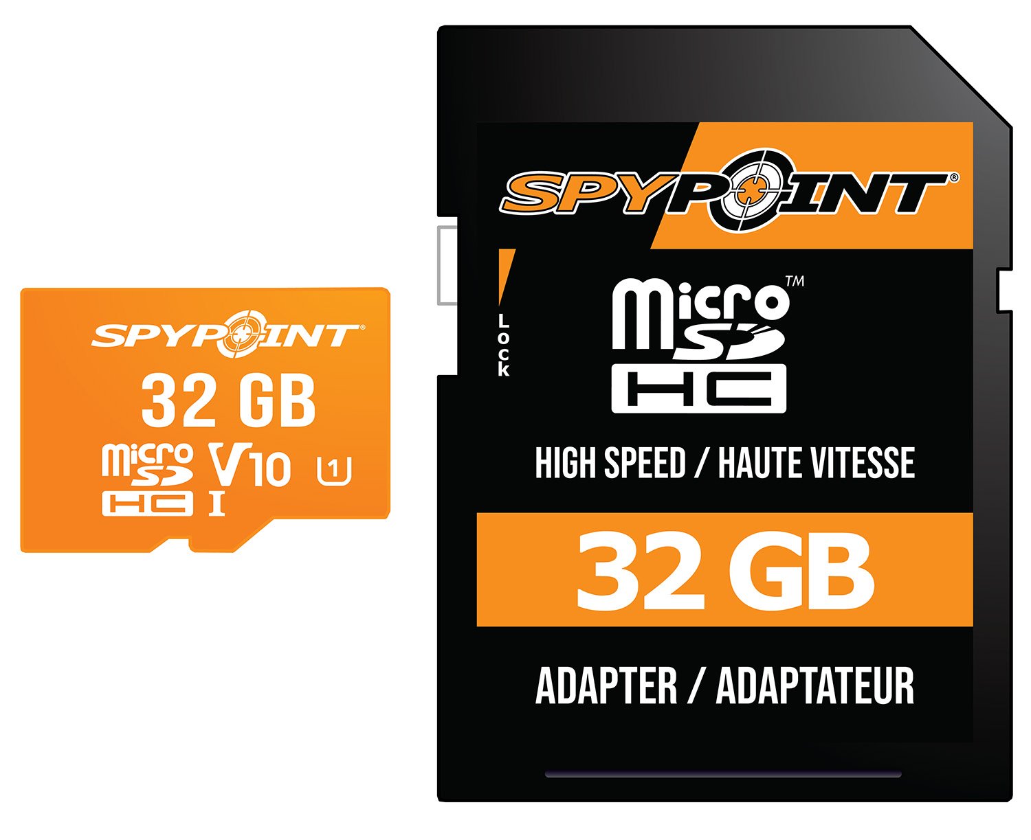 SPYPOINT 32GB MicroSD Card Black High-Speed Durable Class10 UHS-I - SPYPOINT