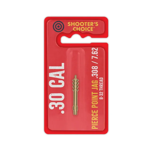 Shooter's Choice SHF-J30 .30 Cal Brass Jag 8-32 Threads - Shooter's Choice - .30