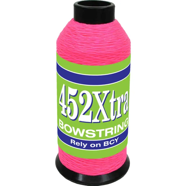 BCY 452Xtra Bowstring Material Pink 1/8 lb, 67% Dyneema, 33% Vectran - BCY