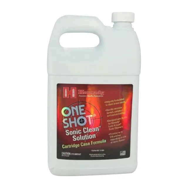 Hornady One Shot Sonic Cleaning Solution 1 Gallon Cartridge Case - Hornady Manufacturing Company