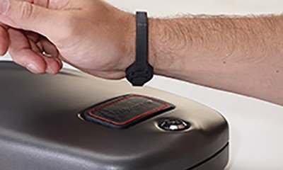 Buy Hornady Rapid Safe RFID Wrist Band Black Rubber 98166 online