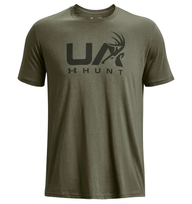 Under Armour Antler Hunt Logo T-Shirt SM Short Sleeve Performance