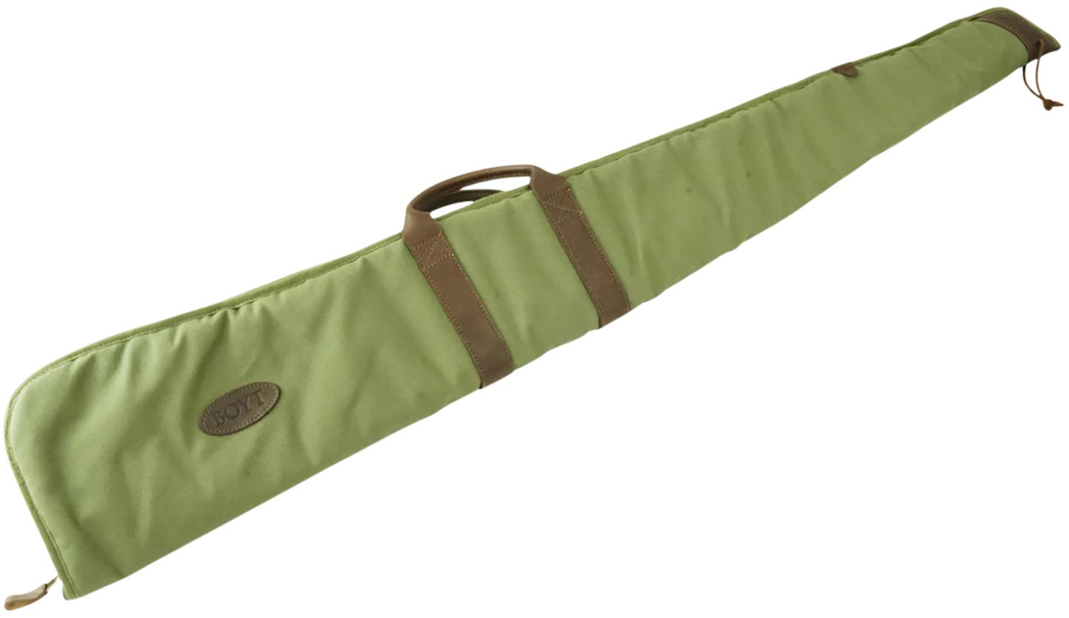 Boyt Harness GCSGUS52 Canvas Shotgun Case OD Green Leather 52" - Boyt Harness Company