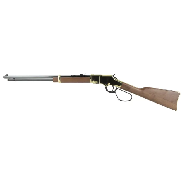 Henry H004VL Golden Boy Large Loop 17 HMR 12+1 20" American Walnut Brass Right Hand - Henry Repeating Arms - 17 HMR