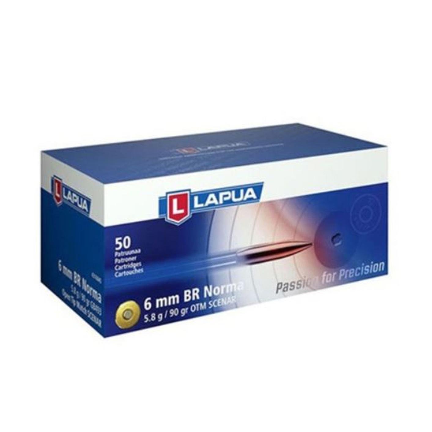 Buy Lapua Scenar-L OTM 6mm BR Norma 90gr Rifle Ammo 50ct 4316044 online
