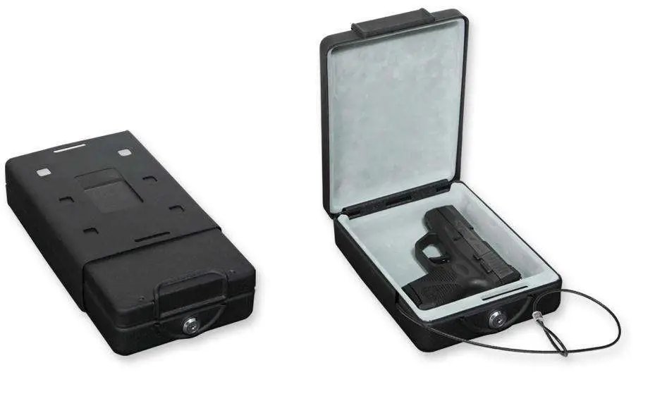 Bulldog BD1100 Car Vault Key Lock Matte Black Steel Safe 8.7"x6"x2.5" - Bulldog