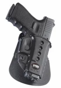 Fobus GL2E2LH Evolution OWB Paddle Holster Black Polymer Left Hand Glock - First Samco/Fobus