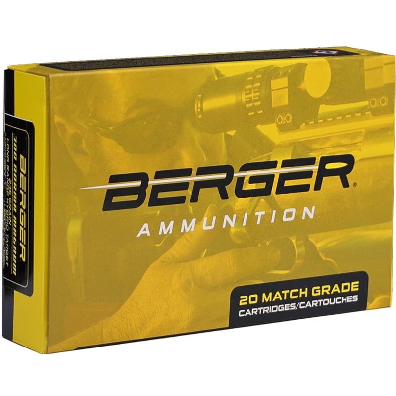Berger Hybrid Target Rifle Ammunition 300 Norma Mag 245gr JHP 2803 fps - Berger Bullets - 300 Norma Magnum